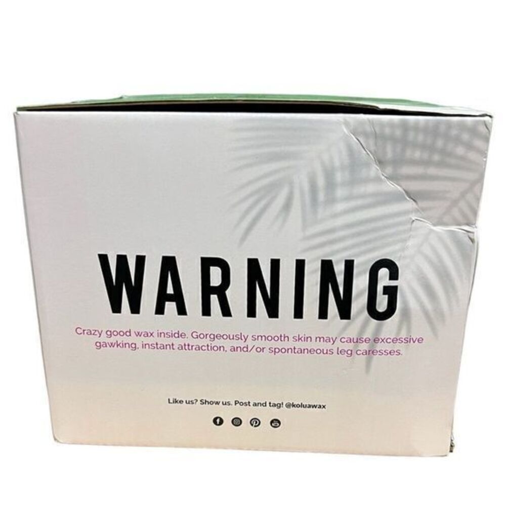 NWT KoluaWax Premium Waxing Kit + 2-Pack Hard Wax Beads Black/Pink‎ - Picture 3 of 5